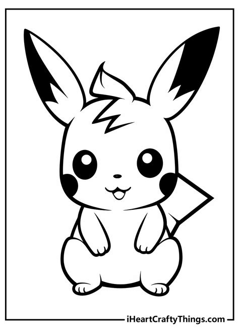 coloring page pikachu|21 Pikachu Coloring Pages (Free Unique Printables)